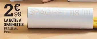 Centrakor La boîte à spaghettis offre