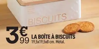 Centrakor La boîte à biscuits offre
