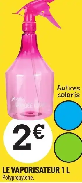 Centrakor Le vaporisateur 1 L offre