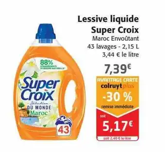 Lessive liquide super croix