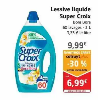 Lessive liquide super croix