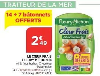 Bi1 Le Cœur Frais Fleury Michon offre