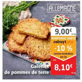 Galettes de pommes de terre