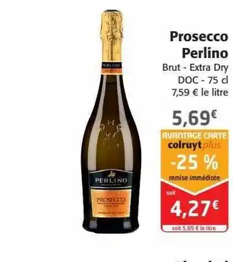 Colruyt Prosecco perlino offre