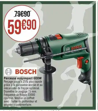 Perceuse easyimpact 600w bosch