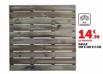Dalle 100 x 100 x 3 cm