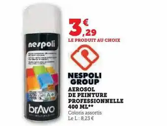 Hyper U Aérosol de peinture professionnelle 400 ml offre