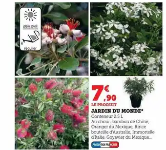 Hyper U Jardin du monde offre