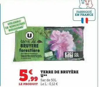 Hyper U Terre de bruyère u offre