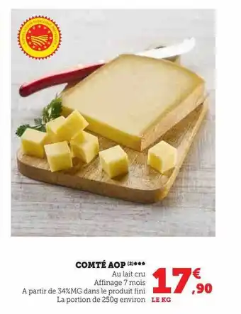 Super U Comté aop offre