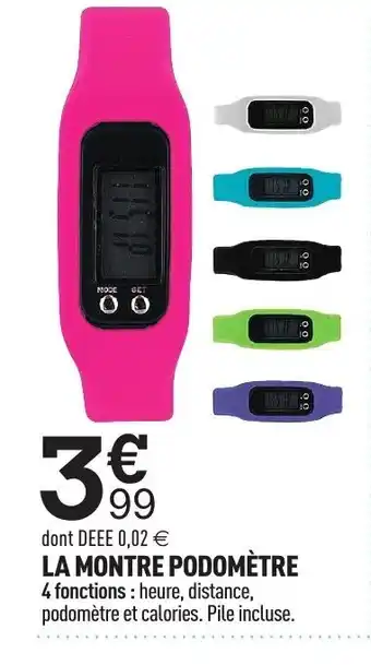 Centrakor La Montre Podomètre offre