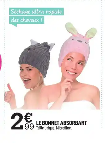 Centrakor Le Bonnet Absorbant offre