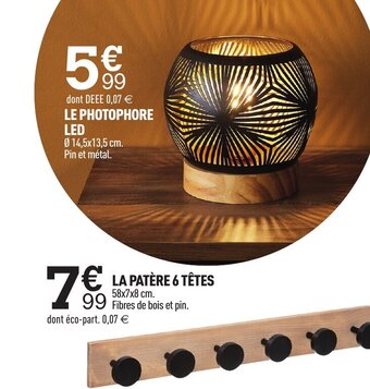 Centrakor La Patère 6 Têtes offre