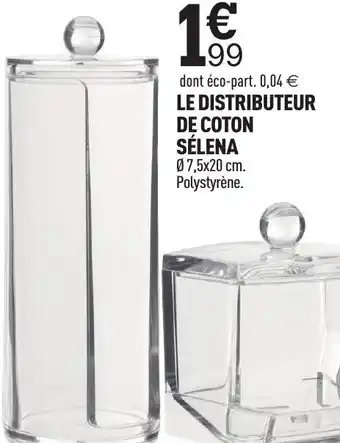 Centrakor Le Distributeur de Coton Sélena offre