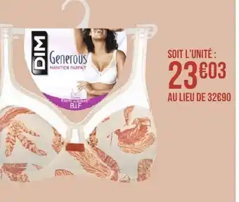 Géant Casino Soutien-Gorge Avec Armature Generous Classique offre