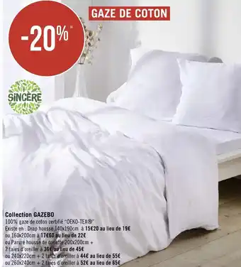 Géant Casino Collection Gazebo offre