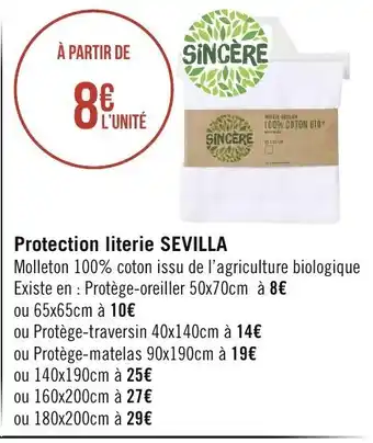 Géant Casino Protection Literie Sevilla offre