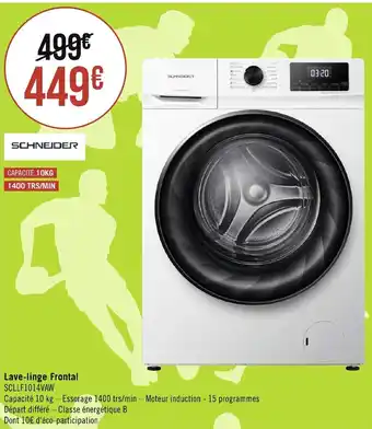 Géant Casino Lave-Linge Frontal offre