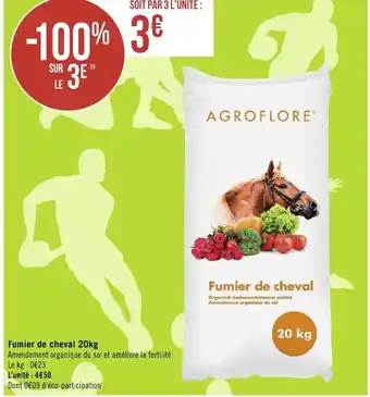 Fumier de Cheval 20kg