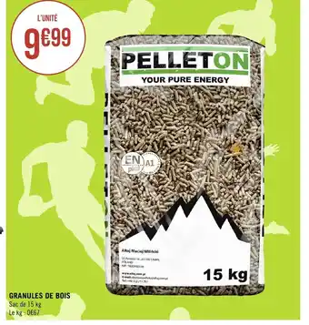 Géant Casino Granules De Bois offre