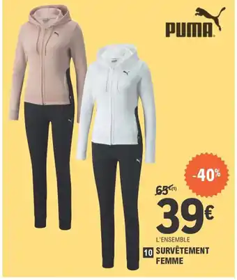 E.Leclerc Sport Survétement Femme offre