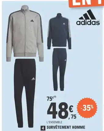 E.Leclerc Sport Survétement Homme offre