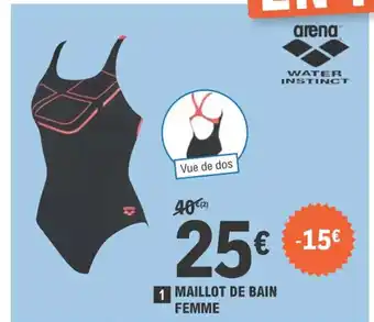 E.Leclerc Sport Maillot De Bain Femme offre