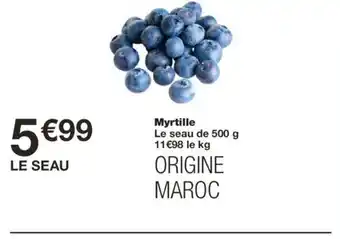 Monoprix Myrtille Le Seau De 500g offre