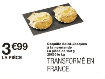 Monoprix Coquille Saint-Jacques À La Normande offre