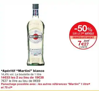 Monoprix Apéritif "Martini" Blanco offre