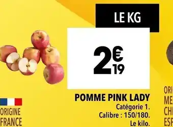 Supeco Pomme Pink Lady offre