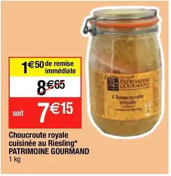 Migros Choucroute offre