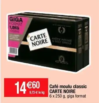 Migros Café moulu carte noire offre