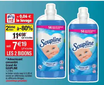 Migros Adoucissant soupline offre