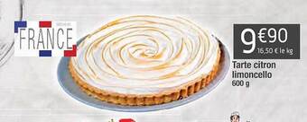 Cora x Carrefour Tarte citron limoncello offre