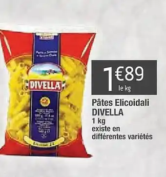 Cora x Carrefour Pâtes elicoidali divella offre