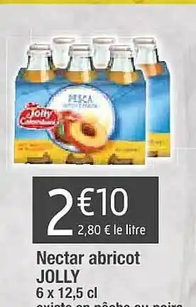 Cora x Carrefour Nectar abricot jolly offre