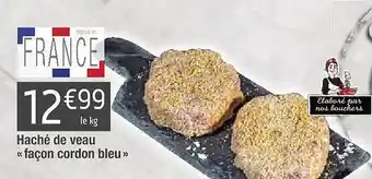 Cora x Carrefour Haché de veau «façon cordon bleu» offre