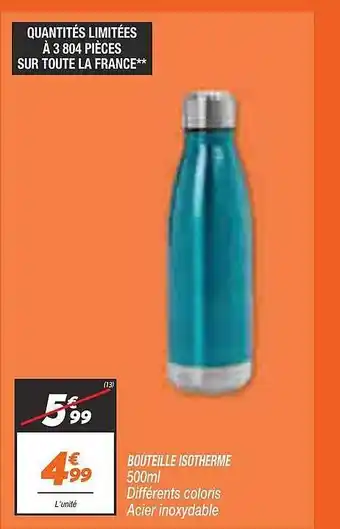 Netto Bouteille isotherme 500ml offre