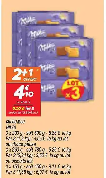 Netto Choco moo milka offre