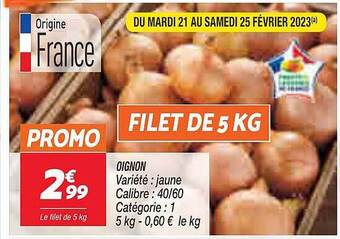 Netto Oignon jaune offre