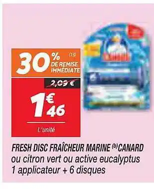 Netto Fresh disc fraîcheur marine canard offre