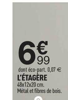 Centrakor L'étagère offre