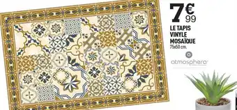 Le tapis vinyle mosaïque