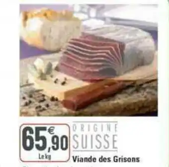 G20 Viande des grisons offre