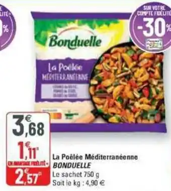 G20 La poêlée méditerranéenne BONDUELLE offre