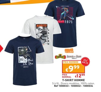 Trafic T-shirt homme offre