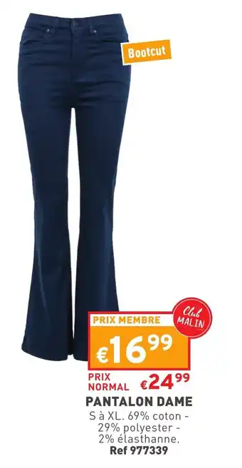 Trafic Pantalon dame offre