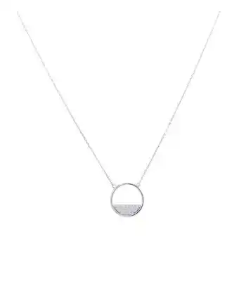 Collier en argent cercle et pierres