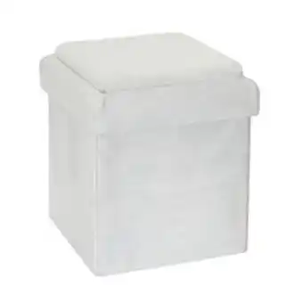 Maxi Bazar Coffre pouf pliable compatible brique gris offre